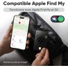 Carte tracker gps ultra-fine compatible avec apple find my (ios uniquement) | format carte bancaire 1,6 mm | étanche ip68 | loca