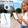 [Air Tag édition limitée de Noël] Traceur avec étui, Localisateurs d'objets Compatible avec Apple Localiser (iOS Uniquement), Ét
