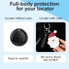 [Air Tag édition limitée de Noël] Traceur avec étui, Localisateurs d'objets Compatible avec Apple Localiser (iOS Uniquement), Ét