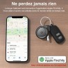 Raykit Air Tag Tracker, Localisateurs D'objets, Smart Tag, Traceur, Localisateur De Clés, Compatible with Find My(iOS Only) (Noi