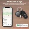 Raykit smart air tagg lot de 4, compatible avec apple localiser (ios uniquement), localisateurs d'objets 2025 bleutooth pour val