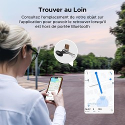 Ugreen finetrack mini smart finder tag traceur bleutooth ios uniquement 18 mois batterie localisateur objets compatible avec fin