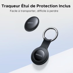 Ugreen finetrack mini smart finder tag traceur bleutooth ios uniquement 18 mois batterie localisateur objets compatible avec fin