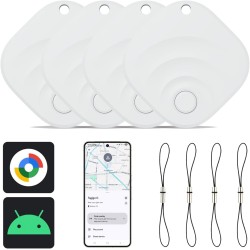 Reyke Android Tracker, Air Smart Tag Compatible avec Google Find My (Android Seulement), Traceur pour clés, Bagages, Valise, Por