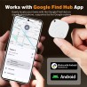 Reyke Android Tracker, Air Smart Tag Compatible avec Google Find My (Android Seulement), Traceur pour clés, Bagages, Valise, Por