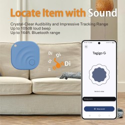 Reyke Android Tracker, Air Smart Tag Compatible avec Google Find My (Android Seulement), Traceur pour clés, Bagages, Valise, Por