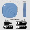 Reyke Android Tracker, Air Smart Tag Compatible avec Google Find My (Android Seulement), Traceur pour clés, Bagages, Valise, Por