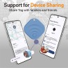 Reyke Android Tracker, Air Smart Tag Compatible avec Google Find My (Android Seulement), Traceur pour clés, Bagages, Valise, Por