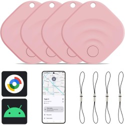 Reyke Android Tracker, Air Smart Tag Compatible avec Google Find My (Android Seulement), Traceur pour clés, Bagages, Valise, Por