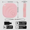Reyke Android Tracker, Air Smart Tag Compatible avec Google Find My (Android Seulement), Traceur pour clés, Bagages, Valise, Por