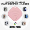 Reyke Android Tracker, Air Smart Tag Compatible avec Google Find My (Android Seulement), Traceur pour clés, Bagages, Valise, Por