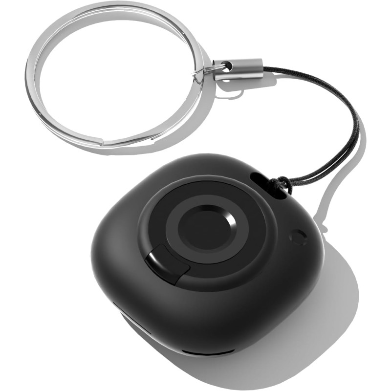 Air Smart Tag Finder Traceur, Compatible Apple « Find My » (iOS Uniquement), pour Valises/Sacs/Clés/Vélos/Cartables, Pile Amovib