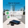 Air Smart Tag Finder Traceur, Compatible Apple « Find My » (iOS Uniquement), pour Valises/Sacs/Clés/Vélos/Cartables, Pile Amovib