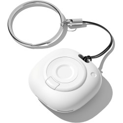 Air Smart Tag Finder Traceur, Compatible Apple « Find My » (iOS Uniquement), pour Valises/Sacs/Clés/Vélos/Cartables, Pile Amovib