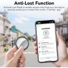 Air Tracker Tags 5 Pack Noir, Tracker de Valise Compatible avec Apple Où est ? Application (iOS Uniquement), localisateur de clé