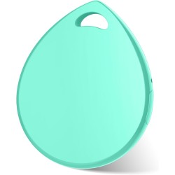 Air tags lot de 4 cyan menthe, traceur bleutooth anti-perte avec batterie remplaçable, compatible avec l’app localiser (ios), ba