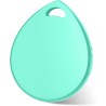 Air tags lot de 4 cyan menthe, traceur bleutooth anti-perte avec batterie remplaçable, compatible avec l’app localiser (ios), ba