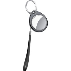 Air tags, traceur d’objets bleutooth avec pile remplaçable, 4 pack noir, compatible avec l’application localiser d’apple (ios un