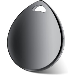 Air tags, traceur d’objets bleutooth avec pile remplaçable, 4 pack noir, compatible avec l’application localiser d’apple (ios un