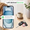 Traceur tags 6p rouge, localisateur bleutooth d'objets compatible avec l'application localiser d'apple (uniquement ios), localis