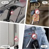 Traceur tags 6p rouge, localisateur bleutooth d'objets compatible avec l'application localiser d'apple (uniquement ios), localis