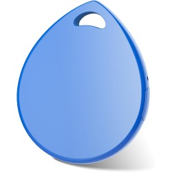 Air tags lot de 4 bleu, traceur bleutooth anti-perte avec batterie remplaçable, compatible avec l’app localiser (ios), balise in