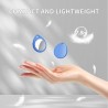 Air tags lot de 4 bleu, traceur bleutooth anti-perte avec batterie remplaçable, compatible avec l’app localiser (ios), balise in