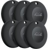Lifemate life tag 6-pack – traceur bleutooth compatible apple ios “localiser”, traceur gps étanche ip67, longue autonomie, alter