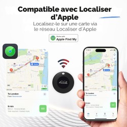 Lifemate life tag 6-pack – traceur bleutooth compatible apple ios “localiser”, traceur gps étanche ip67, longue autonomie, alter