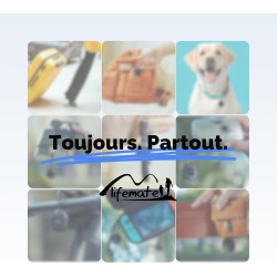 Lifemate life tag 6-pack – traceur bleutooth compatible apple ios “localiser”, traceur gps étanche ip67, longue autonomie, alter
