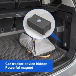 Traceur GPS Voiture Traqueur pour véhicules, jusqu'à 30 Jours d'autonomie. 100% étanche (IP67). Puissant Aimant, Distance illimi