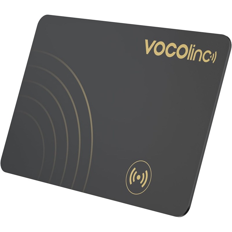 Vocolinc wallet tracker fin 1.6mm, smart air tag traceur compatible avec apple localiser (ios uniquement), traqueur bleutooth lo