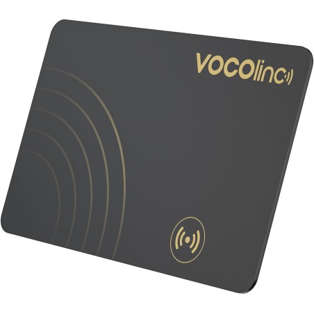 Vocolinc wallet tracker fin 1.6mm, smart air tag traceur compatible avec apple localiser (ios uniquement), traqueur bleutooth lo