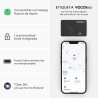 Vocolinc wallet tracker fin 1.6mm, smart air tag traceur compatible avec apple localiser (ios uniquement), traqueur bleutooth lo