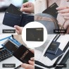 Vocolinc wallet tracker fin 1.6mm, smart air tag traceur compatible avec apple localiser (ios uniquement), traqueur bleutooth lo