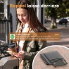Vocolinc wallet tracker 2 pack ultra-fin 1.6mm, air tag traceur compatible avec apple localiser (ios uniquement), bleutooth loca