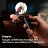 VODESON Localisateur d'objets (clés, Portefeuilles...) Porte Clés Siffleur Key Finder (2 récepteurs)