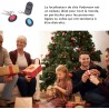 VODESON Localisateur d'objets (clés, Portefeuilles...) Porte Clés Siffleur Key Finder (2 récepteurs)