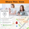 Tracker, Smart Tag Pro, Fonctionne avec Apple Find My (iOS Uniquement), localisateur d'objets pour clés, Bagages, Sac à Dos, éta