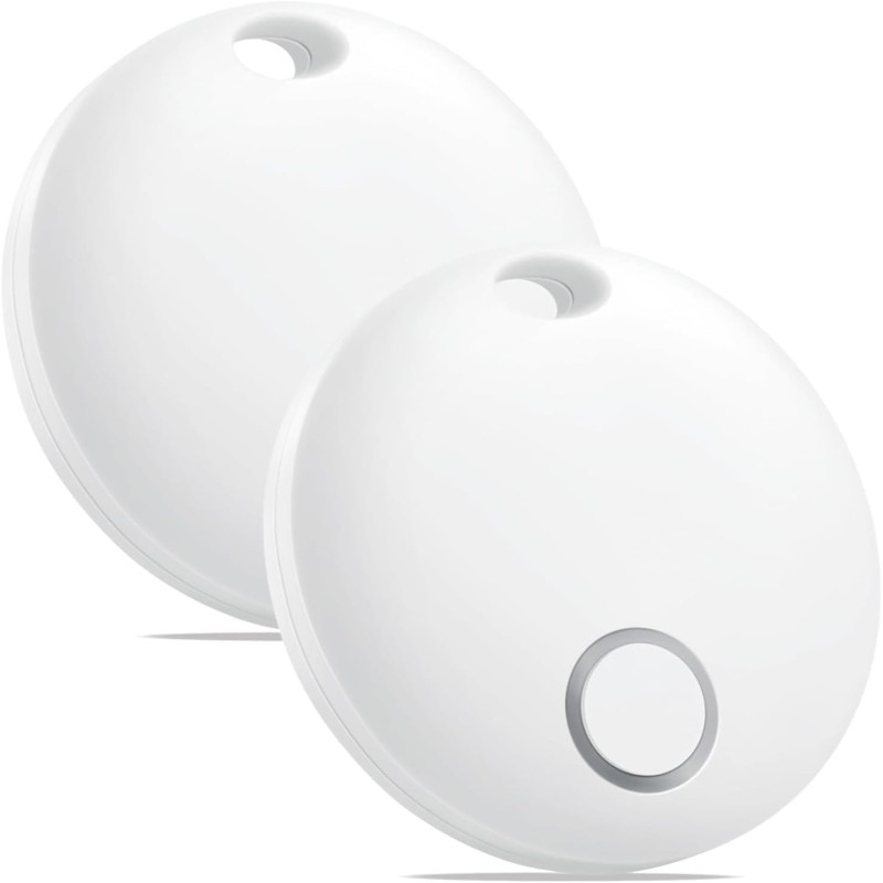 Air Tracker Tags Lot de 2 trackers intelligents fonctionnant avec l'application Find My (iOS Uniquement), traqueur de Bagages po