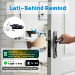 Air Tracker Tags Lot de 2 trackers intelligents fonctionnant avec l'application Find My (iOS Uniquement), traqueur de Bagages po
