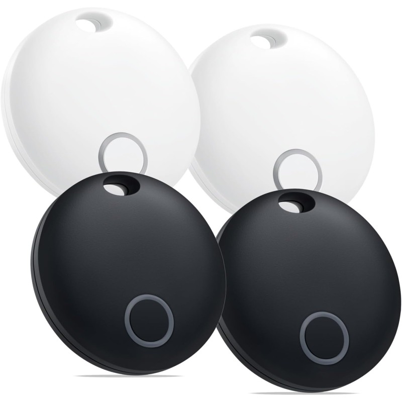 Tracker, Smart Tag Pro, Fonctionne avec Apple Find My (iOS Uniquement), localisateur d'objets pour clés, Bagages, Sac à Dos, éta