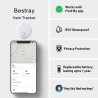 Tracker, Smart Tag Pro, Fonctionne avec Apple Find My (iOS Uniquement), localisateur d'objets pour clés, Bagages, Sac à Dos, éta
