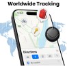 Smart air tags traceur lot de 4 noir, bleutooth tracker fonctionne avec apple localiser (ios uniquement), localisateurs d’objets