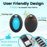 Esky Localisateur d'objets, Localisateur de Clés 4 Récepteurs et 1 Émeteur 80 DB Travail de 39,9m sans Fil RF avec LED Lampe de 