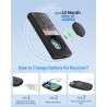 Esky Localisateur de Clés, Localisateur d'Objets 80 DB Perdus sans Fil Key Finder avec 4 Récepteurs RF, Télécommande sans Fil Lo
