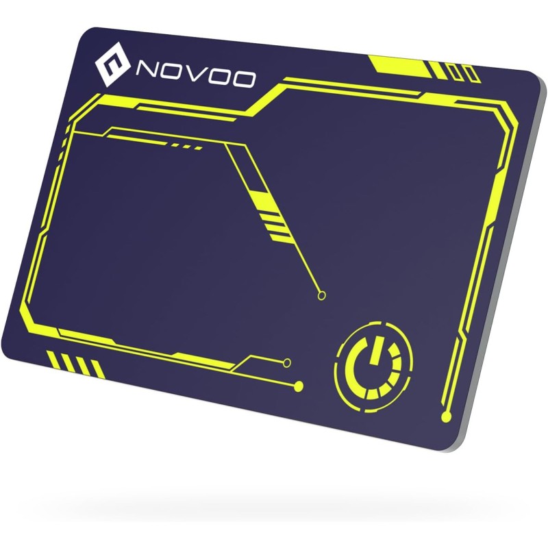 Novoo localisation d'articles air tag 1,6 mm mince 6 ans traceur carte compatible avec app localiser (ios uniquement), bleutooth