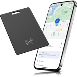 Wallet Tracker pour Android, carte de suivi intelligente rechargeable sans fil, carte de suivi de portefeuille fine compatible a