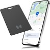 Wallet Tracker pour Android, carte de suivi intelligente rechargeable sans fil, carte de suivi de portefeuille fine compatible a