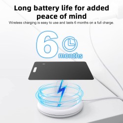 Wallet Tracker pour Android, carte de suivi intelligente rechargeable sans fil, carte de suivi de portefeuille fine compatible a
